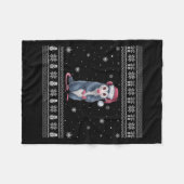 Ossum Lovers Men Women Santa Ugly Xmas Sweater Fleecedecke (Vorderseite (Horizontal))