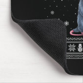 Ossum Lovers Men Women Santa Ugly Xmas Sweater Mousepad (Ecke)