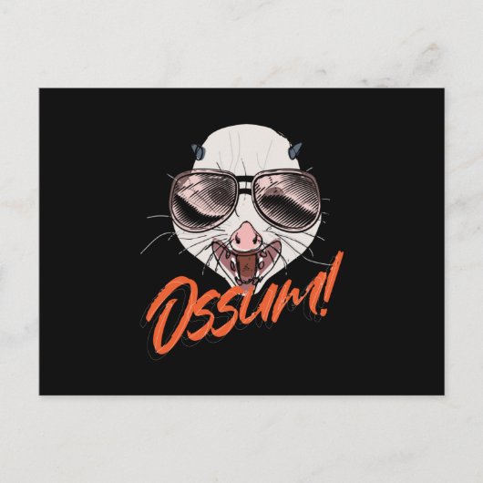Ossum Possum Opossum Gopher Postkarte (Vorderseite)