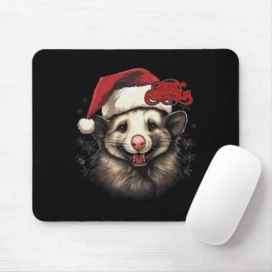 Ossum Ssum Funny Merry Christmas Santa Matching Fa Mousepad (Mit Mouse)