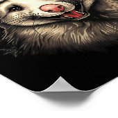 Ossum Ssum Funny Merry Christmas Santa Matching Fa Poster (Ecke)