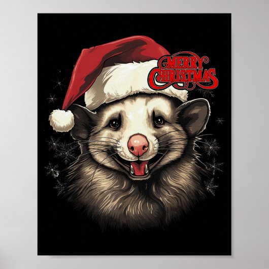 Ossum Ssum Funny Merry Christmas Santa Matching Fa Poster (Vorne)