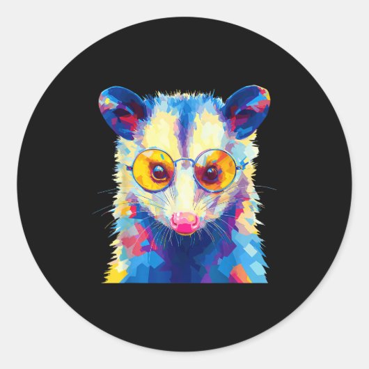 Ossum Ssum Sungles Runder Aufkleber (Vorderseite)