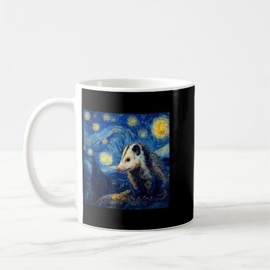 Ossum Ssum Van Gogh Starry Night  Kaffeetasse (Links)