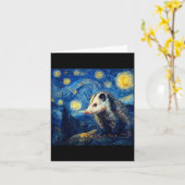 Ossum Ssum Van Gogh Starry Night  Karte (Gelbe Blume)