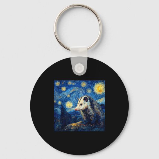 Ossum Ssum Van Gogh Starry Night  Schlüsselanhänger (Vorderseite)