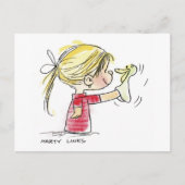 Ost-2010-Osterpuppe Feiertagspostkarte (Vorderseite)