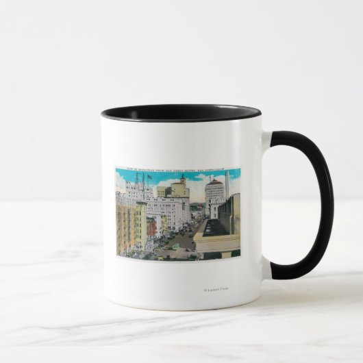 Ost am Broadway vom San Diego Hotel Tasse (Rechts)