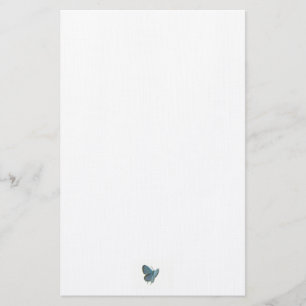 Ost-Angebundener blauer Schmetterling Briefpapier
