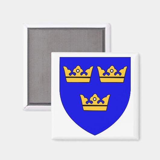 Ost-Anglia-Wappen Magnet (Vorderseite/Rückseite)