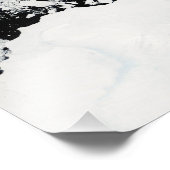 Ost-AntarktisÃ, Âs Prince Olav Coast Fotodruck (Ecke)