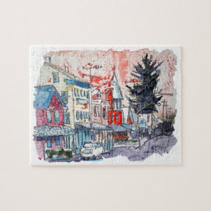 Ost-Berlin Happy Painting / Künstler Larry Lerew Puzzle