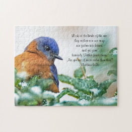 Ost-Bluebird-Puzzle mit Eisdecke Puzzle