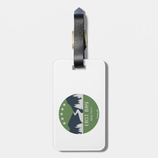 Ost-Bucht-Radweg Gepäckanhänger (Rückseite vertikal)