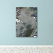 Ost-China überfluten Leinwanddruck (Insitu (Holzboden))