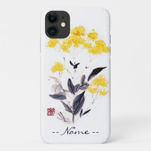 Ost-Chinesische Sumi-e Tintenfarbe Blume Case-Mate iPhone Hülle