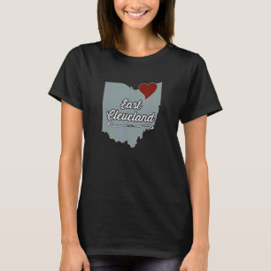 Ost Cleveland Ohio OH Stadt Staat USA Hübsches An T-Shirt