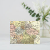 Ost-Europa-Antike Karte (Stehend Vorderseite)