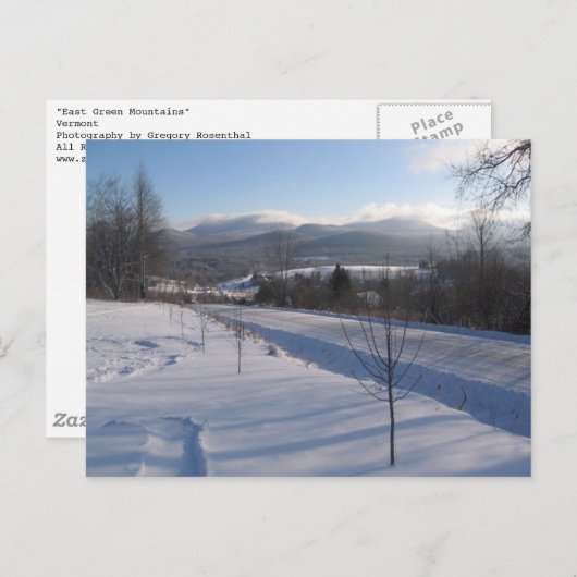 Ost-Grün Postkarte (Vorne/Hinten)