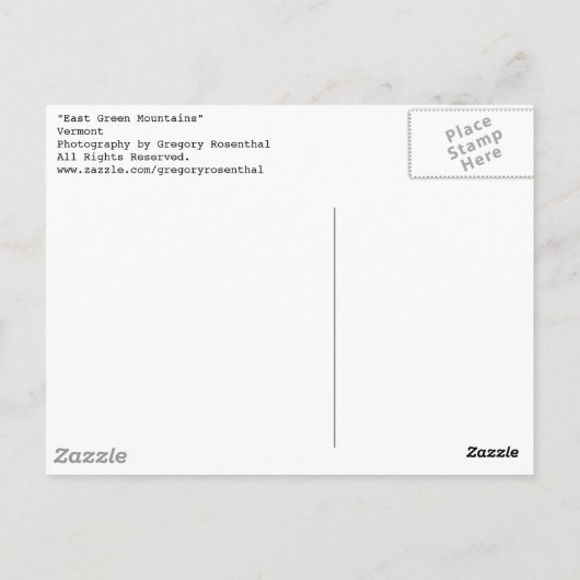 Ost-Grün Postkarte (Rückseite)