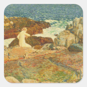 Ost-Headland-Pool Quadratischer Aufkleber