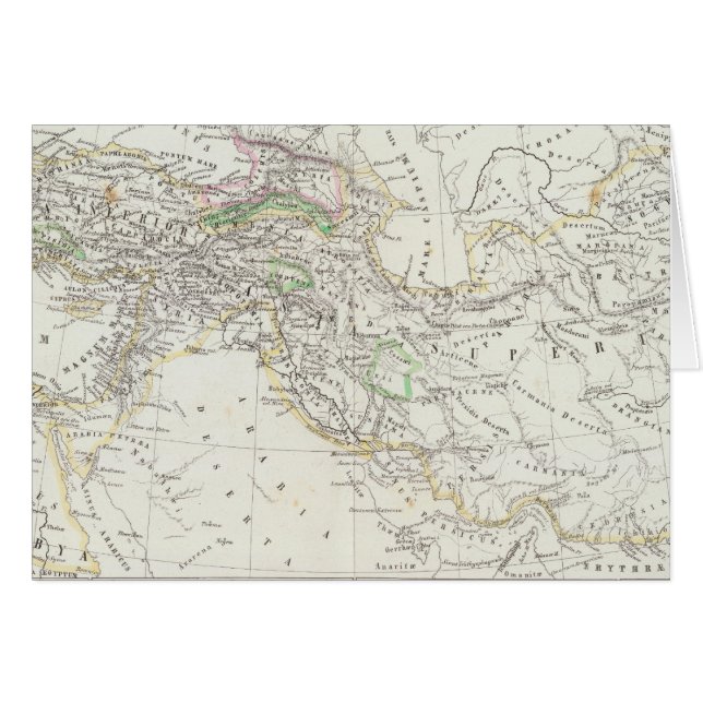 Ost-Hemisphäre-Weltkarte (Vorderseite (Horizontal))