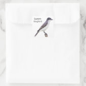 Ost-Kingbird Quadratischer Aufkleber (Tasche)