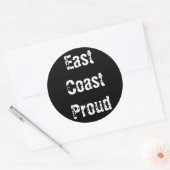 Ost-Küste-Stolz-Rundkleber Runder Aufkleber (Umschlag)