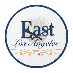 Ost-Los-Angeles-Wanduhr Große Wanduhr