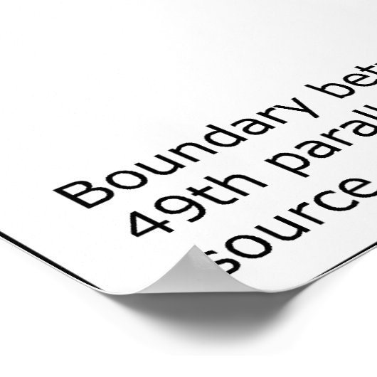 Ost-Nordamerika-Karte 1775 Poster (Ecke)