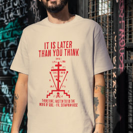 Ost-Orthodox Fr. Seraphim Rose Cross Gift T-Shirt
