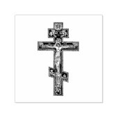 Ost-Orthodoxe Byzantinische Ikonenkreuzung Permastempel (Design)