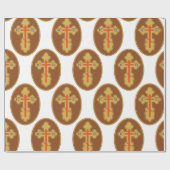 Ost-Orthodoxe Kreuz Geschenkpapier (Flach)