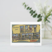 Ost-Palästina, Ohio - Große Briefmarkenszenen Postkarte (Stehend Vorderseite)