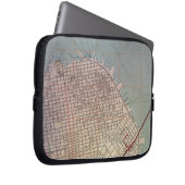 Ost-San Francisco Topografische Karte Laptopschutzhülle (Vorne Rechts)