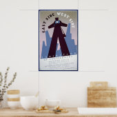 Ost-Side-West-Ausstellung von Fotografien WPA Poster (Küche)