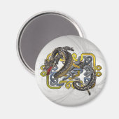 Ost trifft keltisch magnet (Vorderseite/Rückseite)