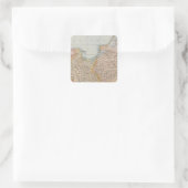 Ost-u-Westpreussen, Ost- und Westpreußen Quadratischer Aufkleber (Tasche)