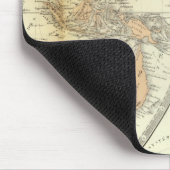 Ost- und Western-Hemisphäre Mousepad (Ecke)