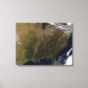 Ost-Vereinigte Staaten 3 Leinwanddruck