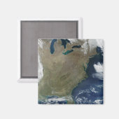 Ost-Vereinigte Staaten Magnet (Vorderseite/Rückseite)