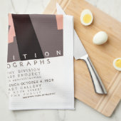 Ost ~ Westseite Geschirrtuch (Viertel Falte)