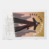 Ost ~ Westseite Geschirrtuch (Horizontal)