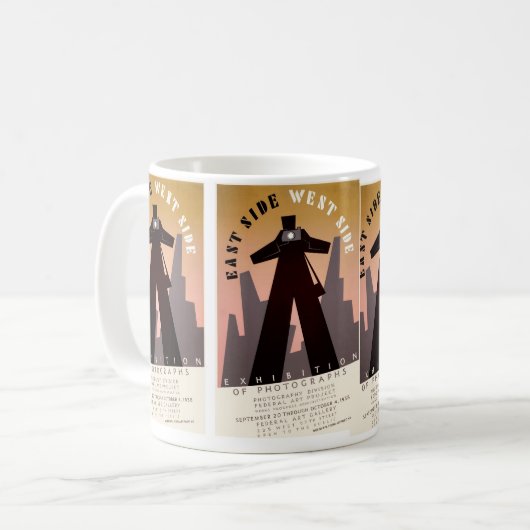 Ost ~ Westseite Kaffeetasse (Vorderseite Links)