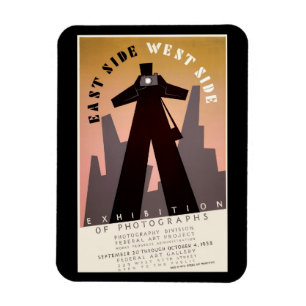Ost ~ Westseite Magnet