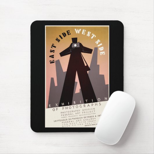 Ost ~ Westseite Mousepad (Mit Mouse)