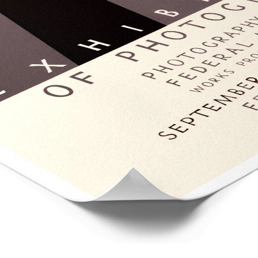 Ost ~ Westseite Poster (Ecke)