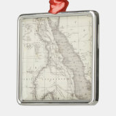 Ostafrika-Karte Ornament Aus Metall (Links)