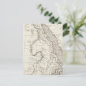 Ostafrika-Karte Postkarte (Stehend Vorderseite)