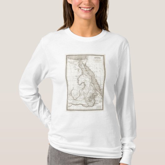 Ostafrika-Karte T-Shirt (Vorderseite)